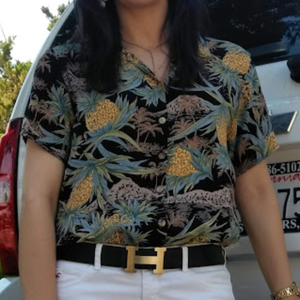 Citron Pineapple Hawaiian Shirt